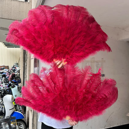 90CM Ostrich Feather Fans