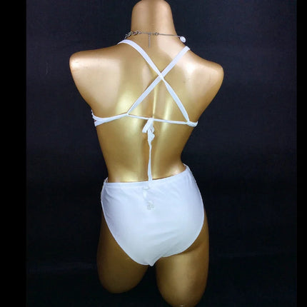 Sparkly Samba Carnival AB Crystal Wire Bra & High-Waisted Panties Costume Set