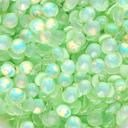 SS6-SS30 Mocha Opal Coral Reef Flatback Glass Non-Hotfix Rhinestones