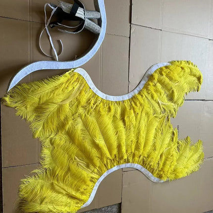 The Stardust Luminary – Premium Feathered Carnival & Samba Halo Headdress