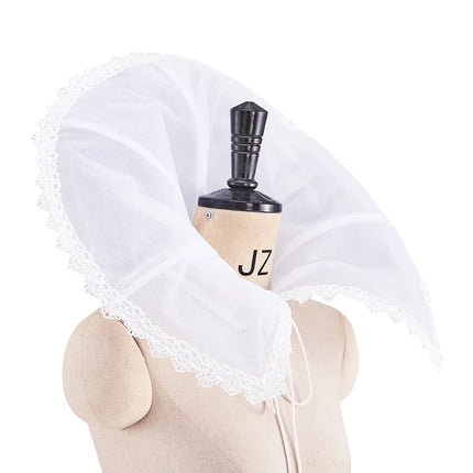 Tudor Elizabethan Standing Collar Gothic Renaissance Medici Ruffle Neck Capelet