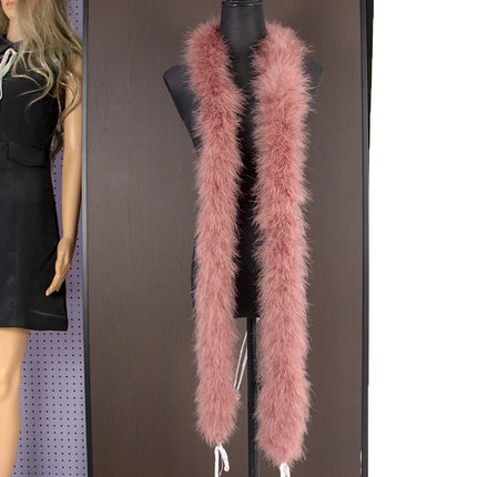 Fluffy Marabou Turkey Feather Boa (2 Meters)