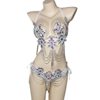 SILVER / Bra36D Panty M