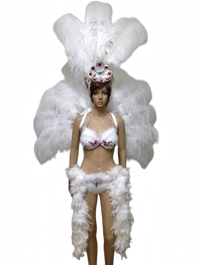 The Stardust Victoria Sovereign – Deluxe Angel Feather Wing & Headdress Stage Costume Set