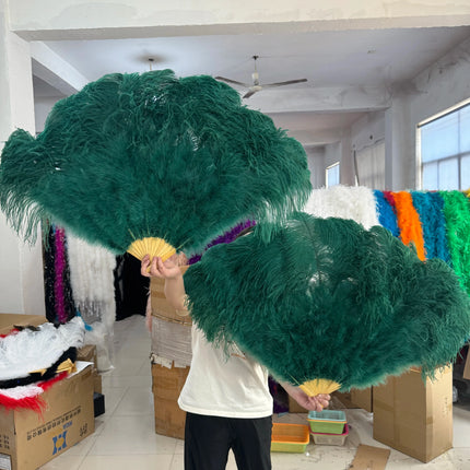 100CM Ostrich Feather Fans