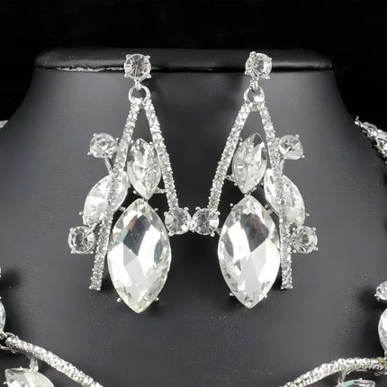 Crystal Statement Jewelry Set