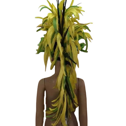 The Stardust Luminary – Premium Feathered Carnival & Samba Halo Headdress