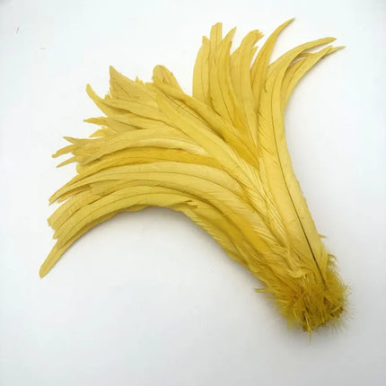 50PCS Two-Tone Rooster Tail Feathers (35-40CM)