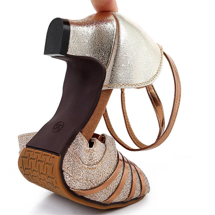 The Stardust Riviera Retro Heel – Vintage Cabaret Dance Pump