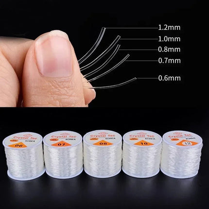 Strong Clear Elastic Stretch Jewelry Cord for Beading & Crafting