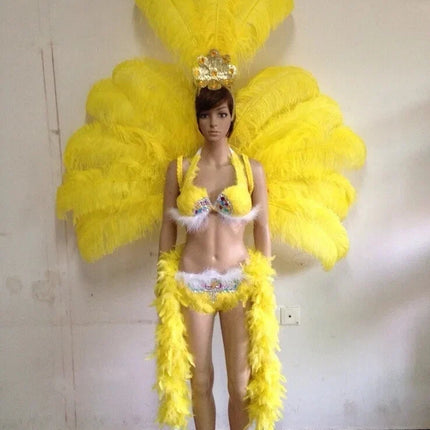 The Stardust Victoria Sovereign – Deluxe Angel Feather Wing & Headdress Stage Costume Set