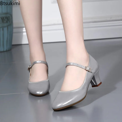 The Stardust Darling Mary Jane – Classic Block Heel Practice Shoe
