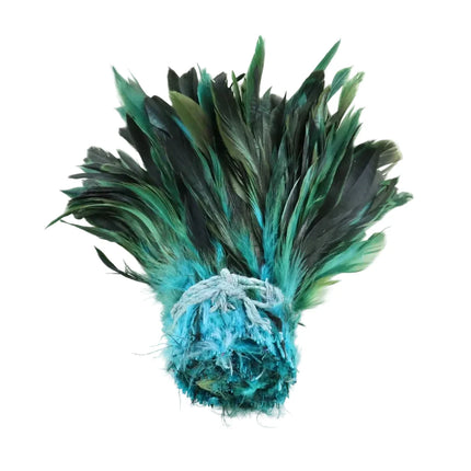 Natural Rooster Saddle Feather Strung Fringe (1 Roll)
