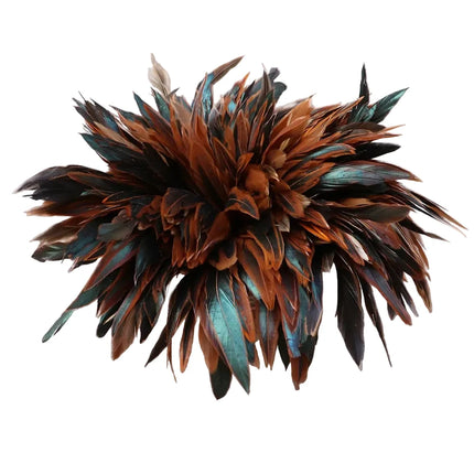 Natural Rooster Saddle Feather Strung Fringe (1 Roll)