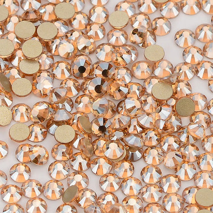 SS3-SS30 Yellow Series Hot-Fix Glass Flat Back Rhinestones