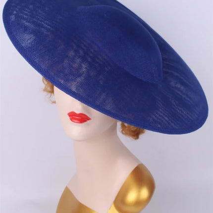 40cm Large Round Sinamay Fascinator Base DIY Millinery Derby Hat Headpiece Mold