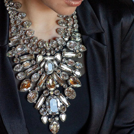 Rhinestone Statement Necklace