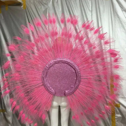 The Stardust Victoria Cabaret – Deluxe Angel Feather Wing & Headdress Stage Costume Set