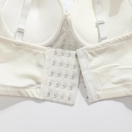Rhinestone Glitter Bustier Corset Top Hook-and-Eye Nightclub Party Bralette