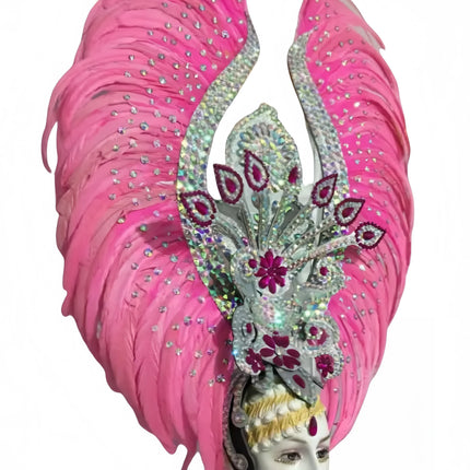 The Stardust Luminary – Premium Feathered Carnival & Samba Halo Headdress
