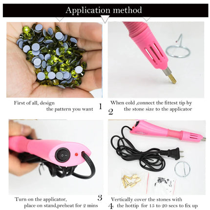 Multi-Tip Hotfix Applicator Wand