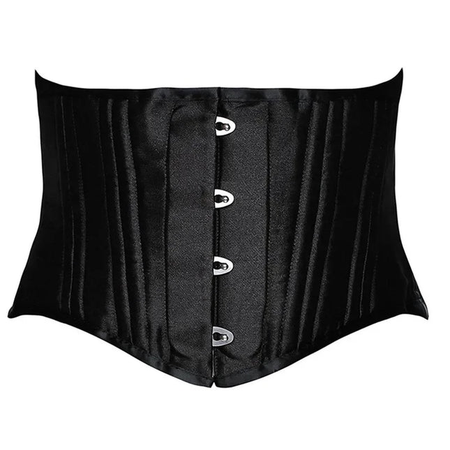 24 Steel Bone Underbust Corset Heavy Duty Waist Trainer Cincher Bustier