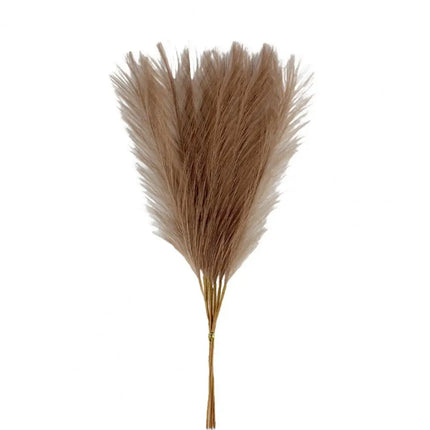 Deluxe Artificial Pampas Grass Fluffy Boho Floral Stem Set