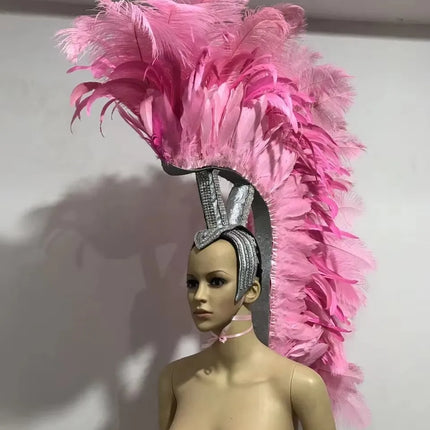 The Stardust Luminary – Premium Feathered Carnival & Samba Halo Headdress