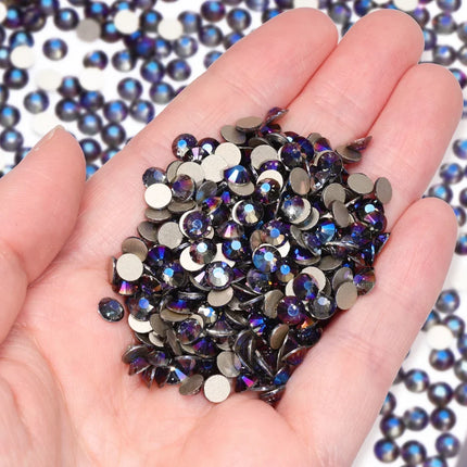 SS3-SS30 Gold Bottom Flat Back Glass High Quality Crystal Rhinestones