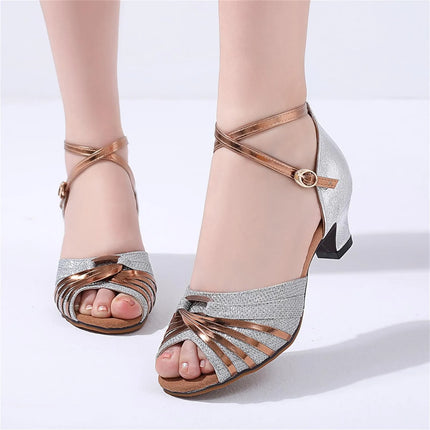 The Stardust Riviera Retro Heel – Vintage Cabaret Dance Pump