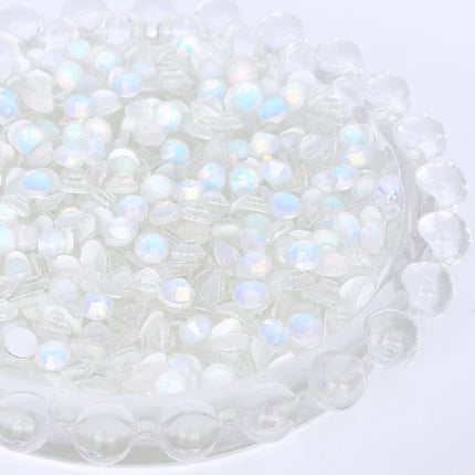 SS6-SS30 Mocha Opal Coral Reef Flatback Glass Non-Hotfix Rhinestones
