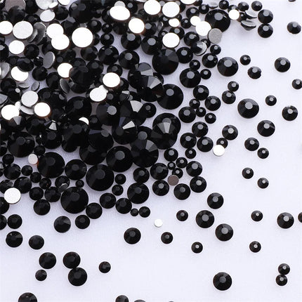1440PCS SS3-SS20 Mix Size Non-Hotfix Glass FlatBack Rhinestones
