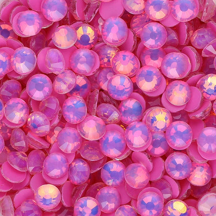 SS6-SS30 Mocha Opal Coral Reef Flatback Glass Non-Hotfix Rhinestones