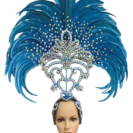 The Stardust Luminary Crown – Lavender & Multi-Tone Samba Carnival Headdress