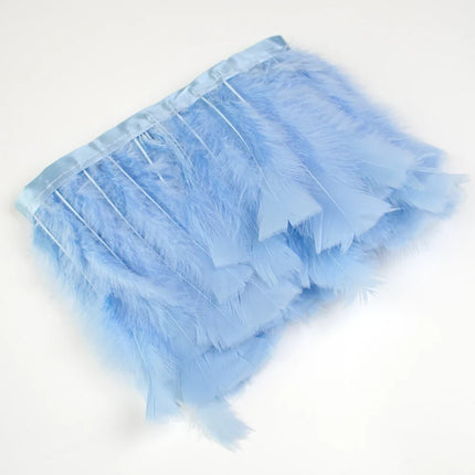 Professional Turkey Feather Fringe Trim 10-15cm