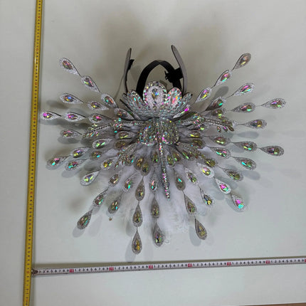 The Stardust Dionysia – Silver Starburst Carnival & Masque Ball Headdress