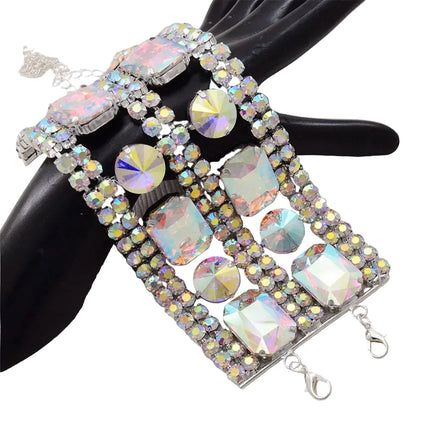 Glass Rhinestone Bracelet