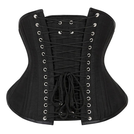 20 Steel Bone Cotton Underbust Corset Heavy Duty Waist Trainer Cincher