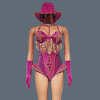 rose  bodysuit set / L