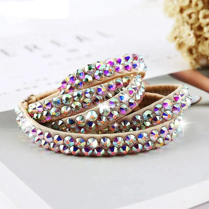 Sparkly Colorful Rhinestone Waist Chain Belt Belly Dance Body Jewelry