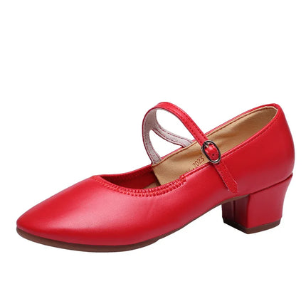 The Stardust Carousel Mary Jane – Classic Low-Heel Dance Pump