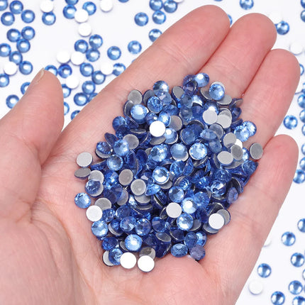 SS3-SS60 Blue Series Non-Hotfix High Quality Glass Flatback Rhinestones