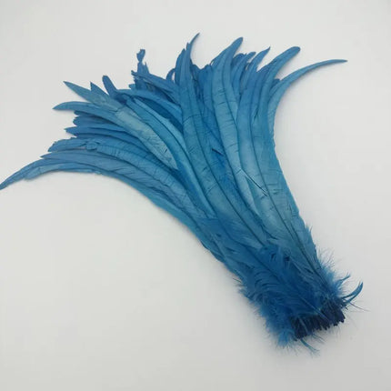 50PCS Two-Tone Rooster Tail Feathers (35-40CM)