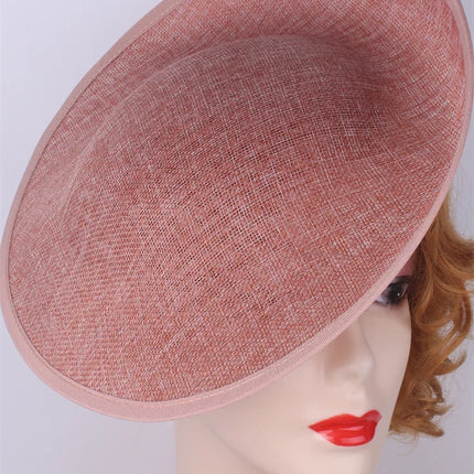 30cm Round Sinamay Fascinator Base DIY Millinery Headpiece Hat Making Blank