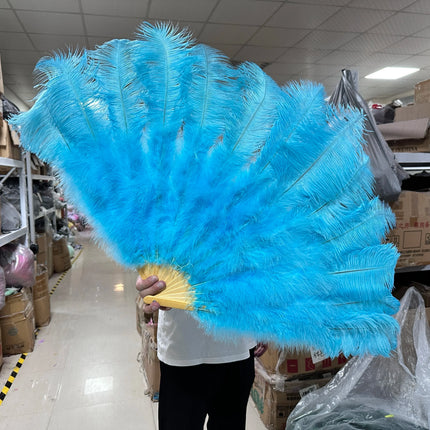 100CM Ostrich Feather Fans