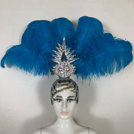 The Stardust Dionysia – Carnival & Samba Feathered Masque Ball Crown