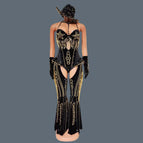 black jumpsuit set / XL
