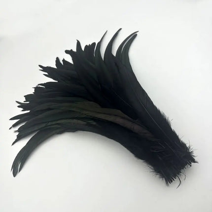50PCS Two-Tone Rooster Tail Feathers (35-40CM)
