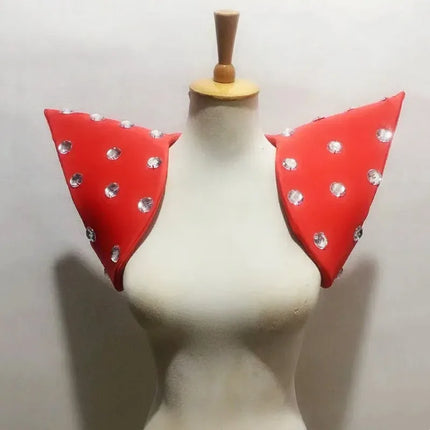 Avant-Garde Showgirl Shoulder Armor Vest – Carnival Stage & Performance Collar Piece