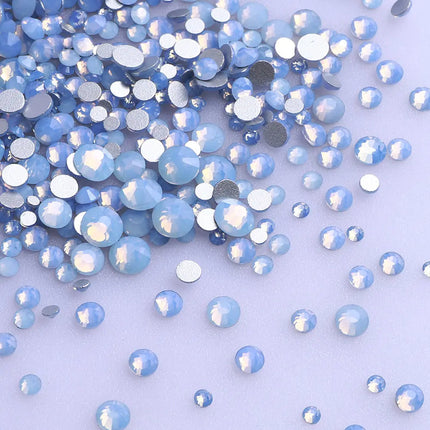 1440PCS SS3-SS20 Mix Size Non-Hotfix Glass FlatBack Rhinestones